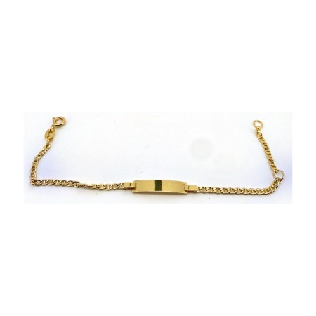 Pulsera esclava bebe mariner de oro 18k